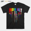 Proud Ally Lgbt Black Matter Live T-Shirt