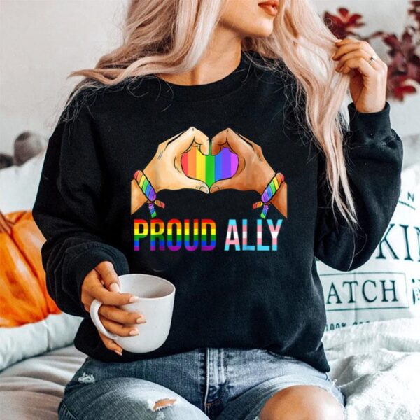 Proud Ally Lgbt Transgender Flag Gay Pride Lesbian T B0B316Vpvq Sweater