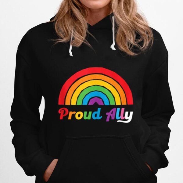 Proud Ally Lgbtqi Transgender Flag Hoodie