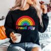 Proud Ally Lgbtqi Transgender Flag Sweater