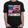 Proud American Farmer Flag T-Shirt