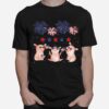 Proud American Flag Pigs 4Th Of July T-Shirt