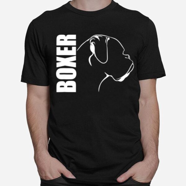 Proud Boxer Dog Breed Profile Dog T-Shirt