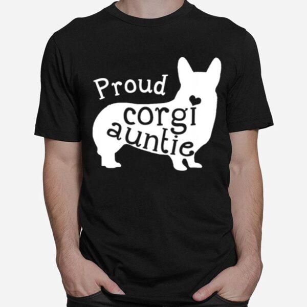 Proud Corgi Auntie T-Shirt