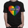 Proud Gigi Heart Grandma Lgbt T-Shirt