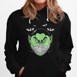 Scary Dracula Head Funny Halloween Costume Vampire Count Hoodie