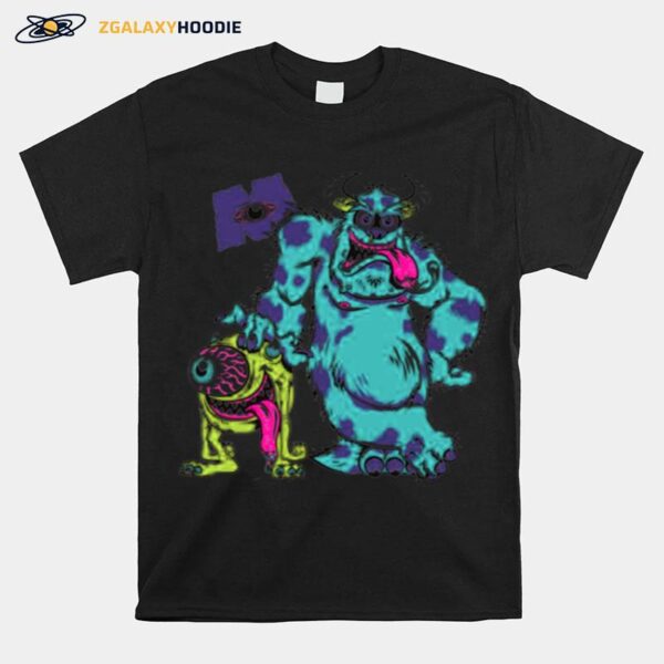 Scary Friends Monsters Inc Cartoon Pixar T-Shirt