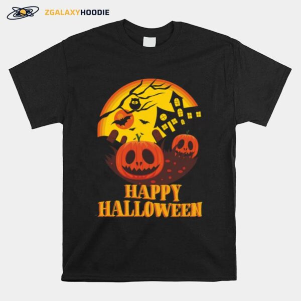 Scary Happy Halloween Day T-Shirt