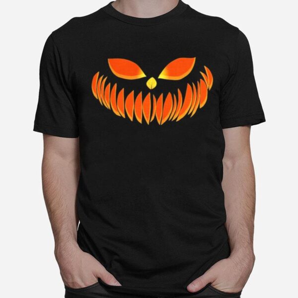 Scary Pumpkin Halloween T-Shirt