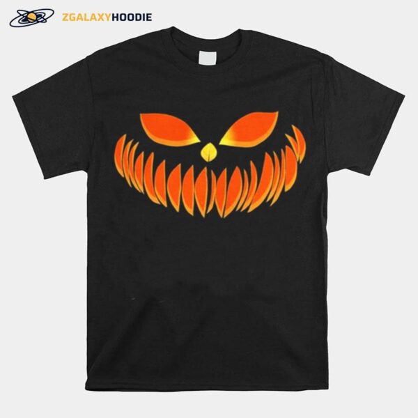 Scary Pumpkin Halloween T-Shirt