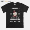 Schnurrige Weihnachten Ugly Christmas T-Shirt