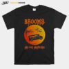 School Bus Brooms Are For Amateurs Halloween T-Shirt