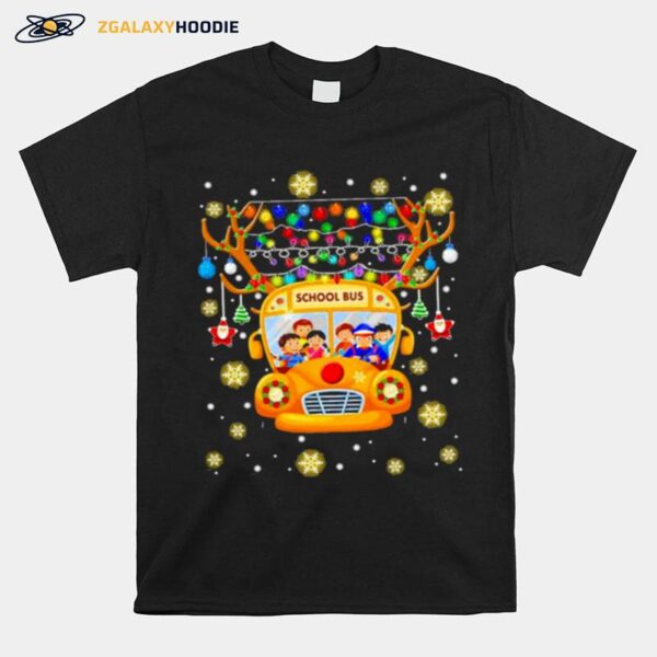 School Bus Christmas Driver Awesome T-Shirt