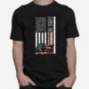 School Bus Driver American Flag T-Shirt