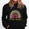 School Nurse Rainbow Nurse Hoodie