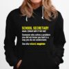 School Secretary Office Back To School Appreciation Hoodie