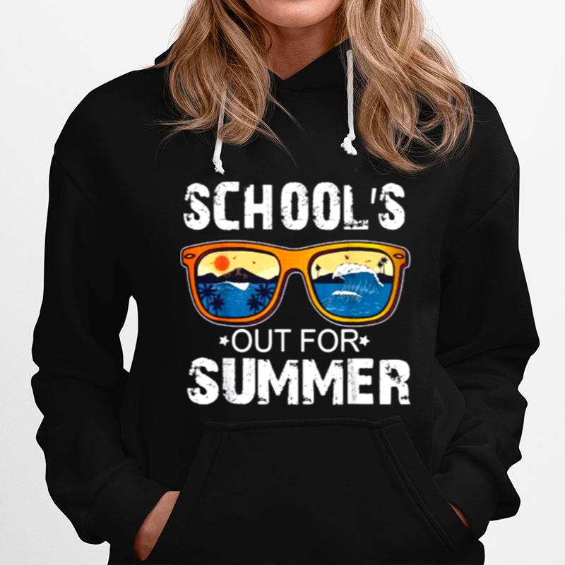 Schools Out For Summer Beach Glasses Hoodie