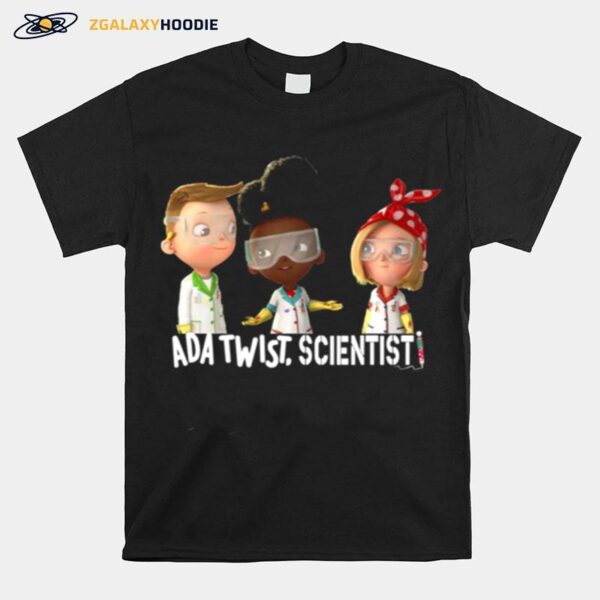 Science Cartoon Ada Twist Scientist T-Shirt