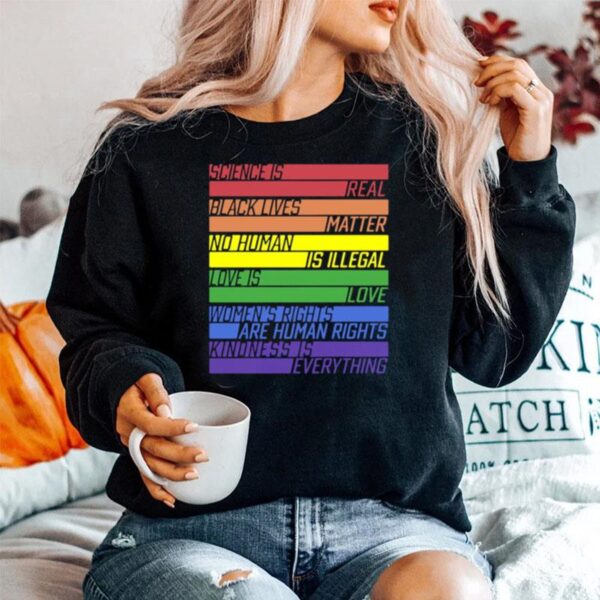 Science Is Real Black Lives Matte Sweater