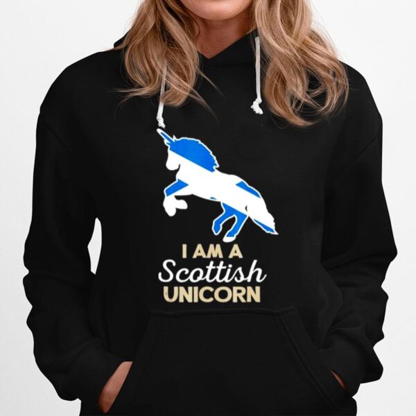 Scotland Flag Scottish Unicorn Casual Hoodie