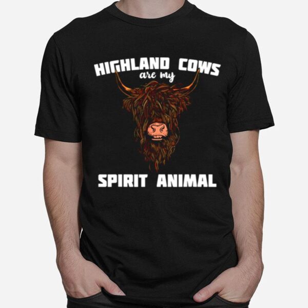 Scottish Highland Cattle Animals Cow Breeder T-Shirt