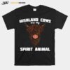 Scottish Highland Cattle Animals Cow Breeder T-Shirt