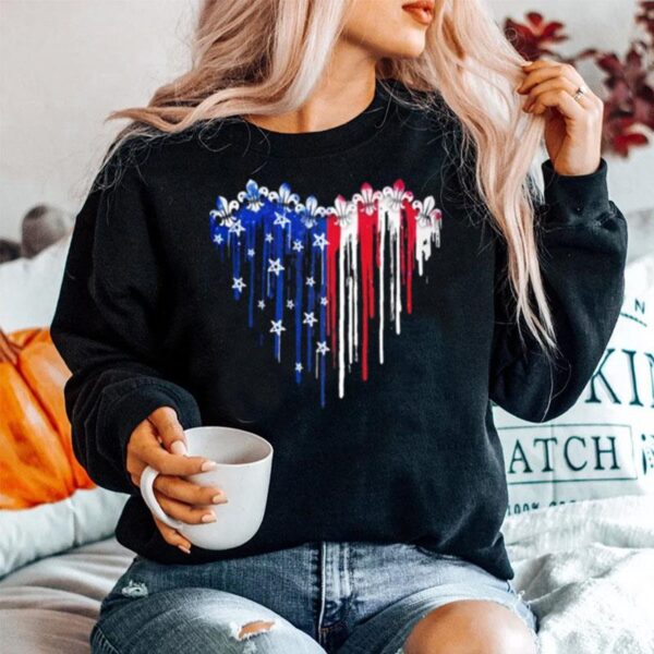 Scout Love Heart American Flag Sweater