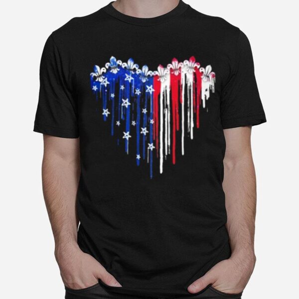 Scout Love Heart American Flag T-Shirt