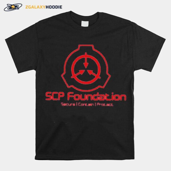 Scp Foundation Secure I Contain I Protect T-Shirt