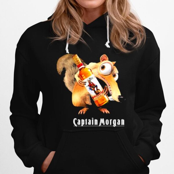 Scrat Do Chris Wedge Holding Captain Morgan Logo Hoodie