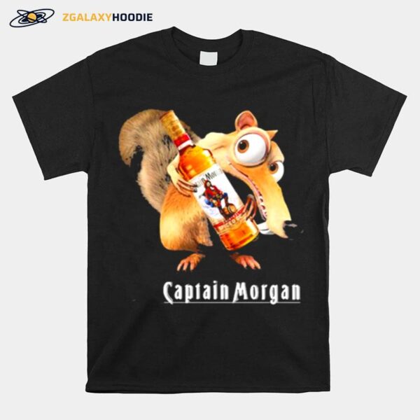 Scrat Do Chris Wedge Holding Captain Morgan Logo T-Shirt