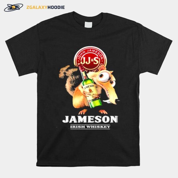 Scrat Hug Jameson Irish Whiskey T-Shirt