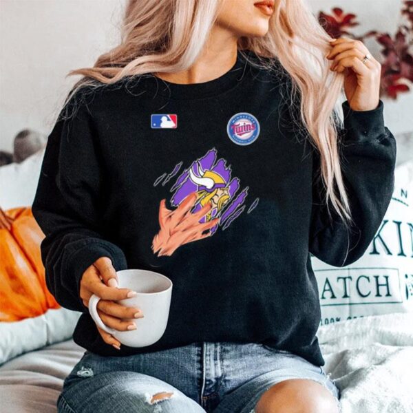 Scratch Minnesota Vikings Logo Sweater