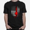 Scuba Diving American Flag T-Shirt