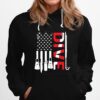 Scuba Diving Gear American Scuba Diver Down Flag Vintage Hoodie