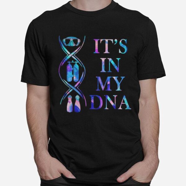 Scuba Diving Its In My Dna Hologram T-Shirt