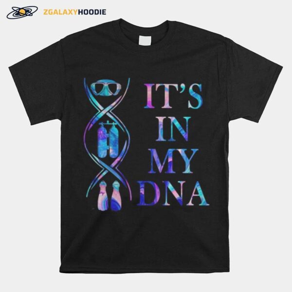 Scuba Diving Its In My Dna Hologram T-Shirt