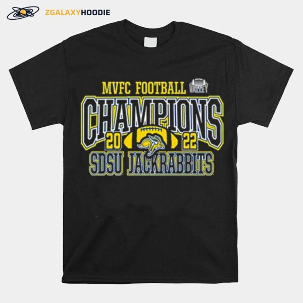 Sdsu Jackrabbits Champions Mvfc Football 2022 T-Shirt