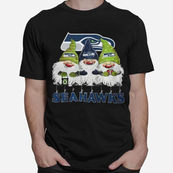 Seahawks Gnomies Christmas T-Shirt