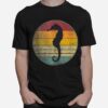 Seahorse Fish Nature Ocean Sea Vintage Distressed Retro T-Shirt