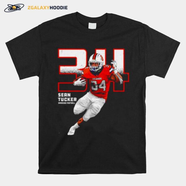 Sean Tucker Syracuse Outline T-Shirt