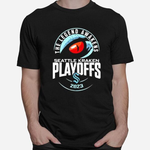 Seattle Kraken The Legend Awakens Playoffs 2023 T-Shirt