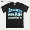 Seattle Mariners Ken Griffey Jr 2022 Signature T-Shirt
