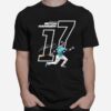 Seattle Mariners Mitch Haniger Number 17 Outline T-Shirt