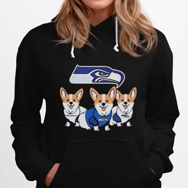 Seattle Seahawks Corgi Hoodie