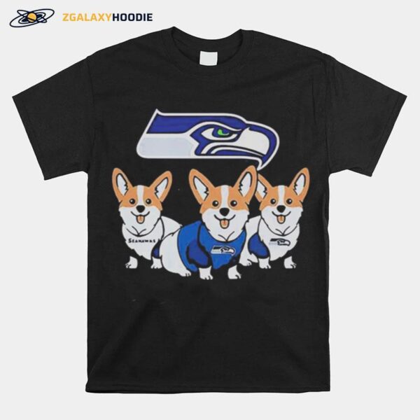 Seattle Seahawks Corgi T-Shirt