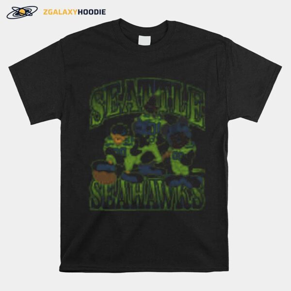 Seattle Seahawks Junk Food Mickey Squad Qb T-Shirt