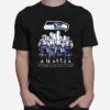 Seattle Seahawks Skyline Smith Metcalf Lockett And Walker Iii Signatures T-Shirt
