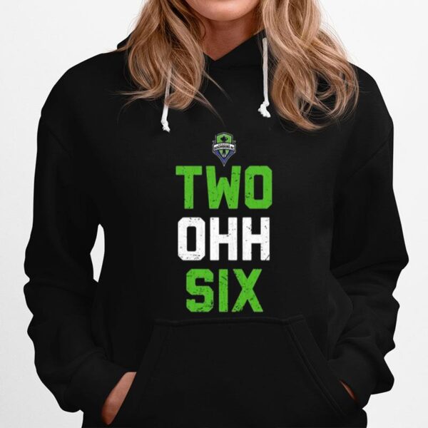 Seattle Sounders Area Code Text Two Ohh Six Hoodie