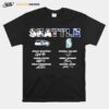 Seattle Sport Teams Edgar Martinez Russell Wilson Corp Suzuki Signatures T-Shirt